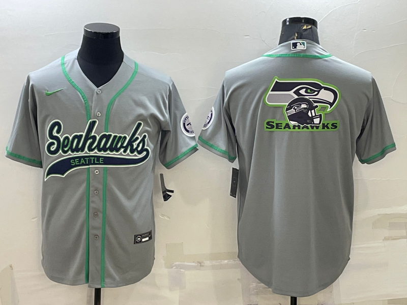 Men's Seattle Seahawks Gray Jersey